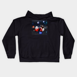 Christmas Rat Sleigh Kids Hoodie